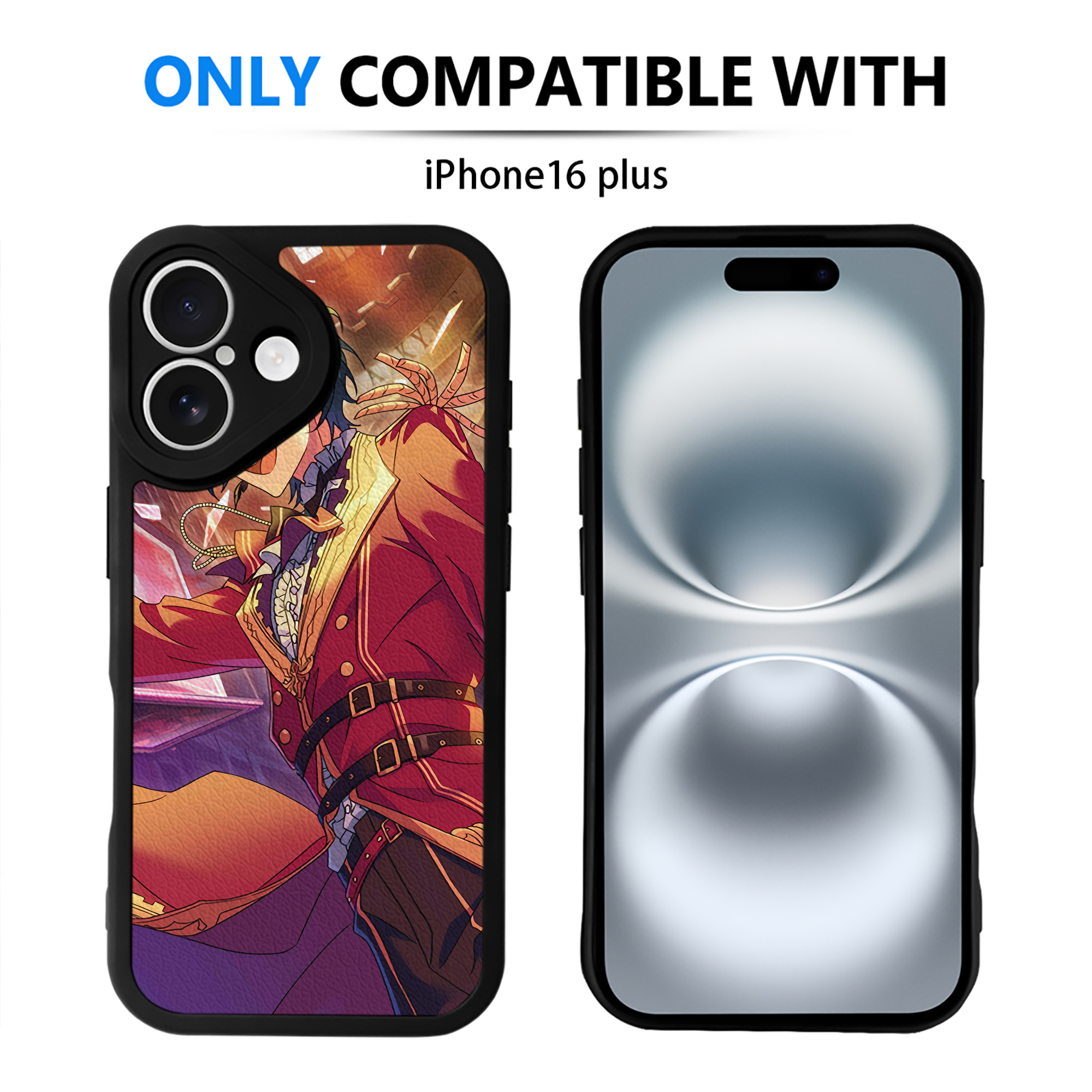 （画像用） あんさんぶるスターズ! Ensemble Stars 【iPhone 16シリーズ対応】シリコンスマホケース（レザー調） 材質：シリコン